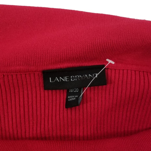 NEW  Lane Bryant Ribbed Knit Off-Shoulder Sweater - Picture 8 of 8
